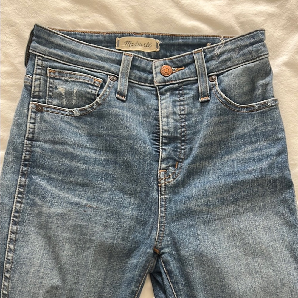 Madewell High Rise Blue Jeans with Classic Wash